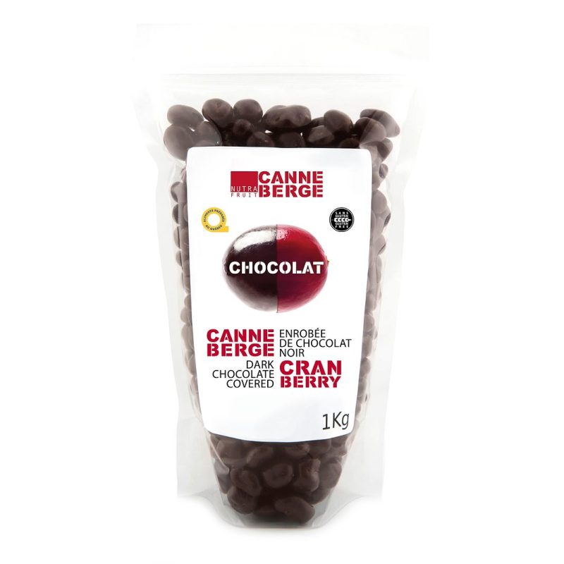 Nutra-Fruit - Canneberge enrobée de chocolat noir (3 formats)