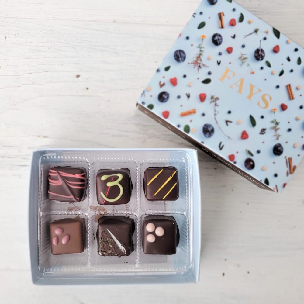 Fays - Boite de 6 chocolats fins