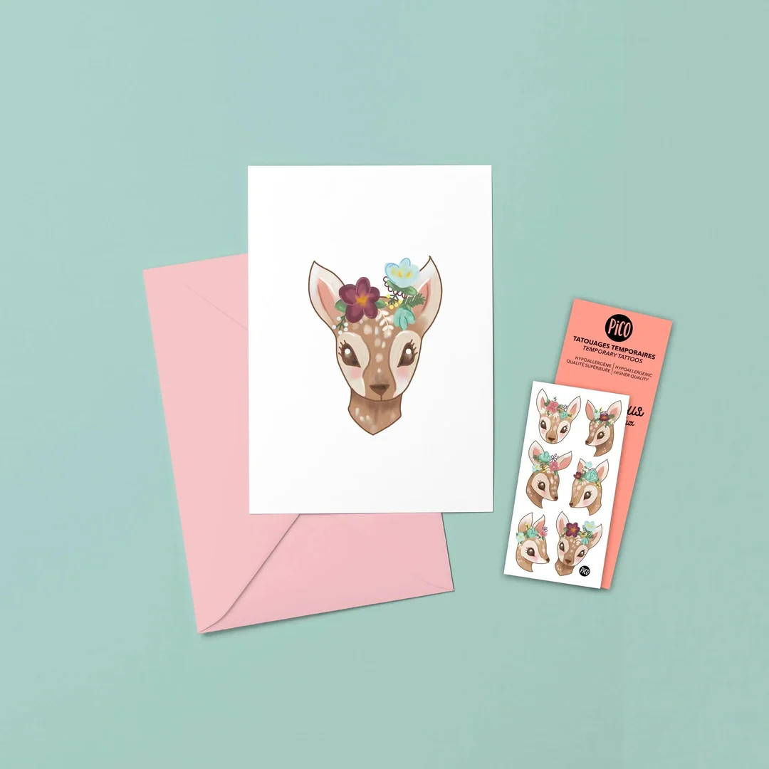 Pico Tatoo - Cartes à souhaits (6 choix) – Image 5
