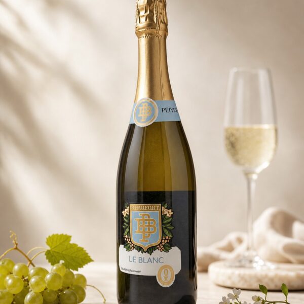 Vin effervescent sans alcool