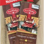 Chocolat au lait à l'érable croquant- 2 x 100 gr